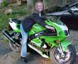 Danielle and her ZX7R